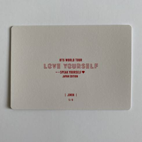 BTS 'LOVE YOURSELF - SPEAK YOURSELF' WORLD TOUR JAPAN EDITION MINI